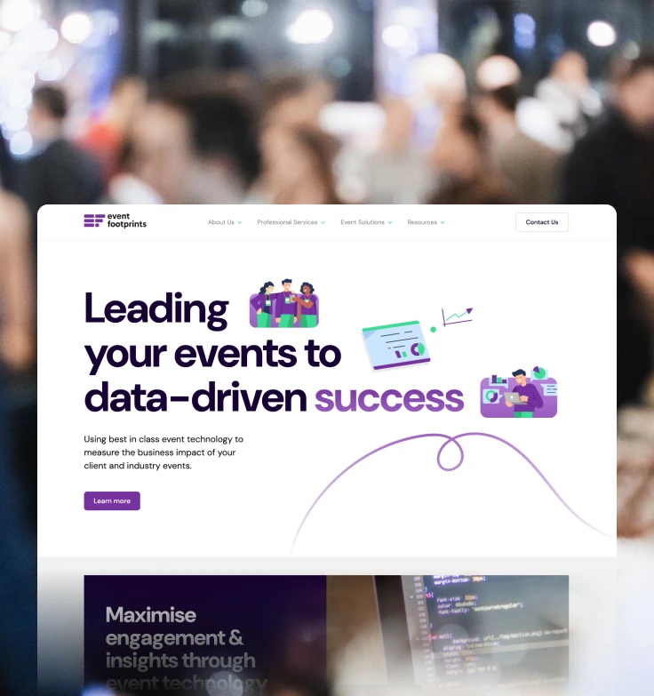 Event Footprints website project
